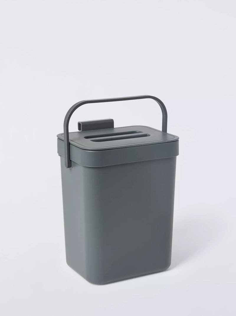 John Lewis food waste caddy dark grey 3L - British product