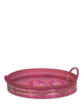 Sara Miller India Scalloped Archways large steel tray - British product