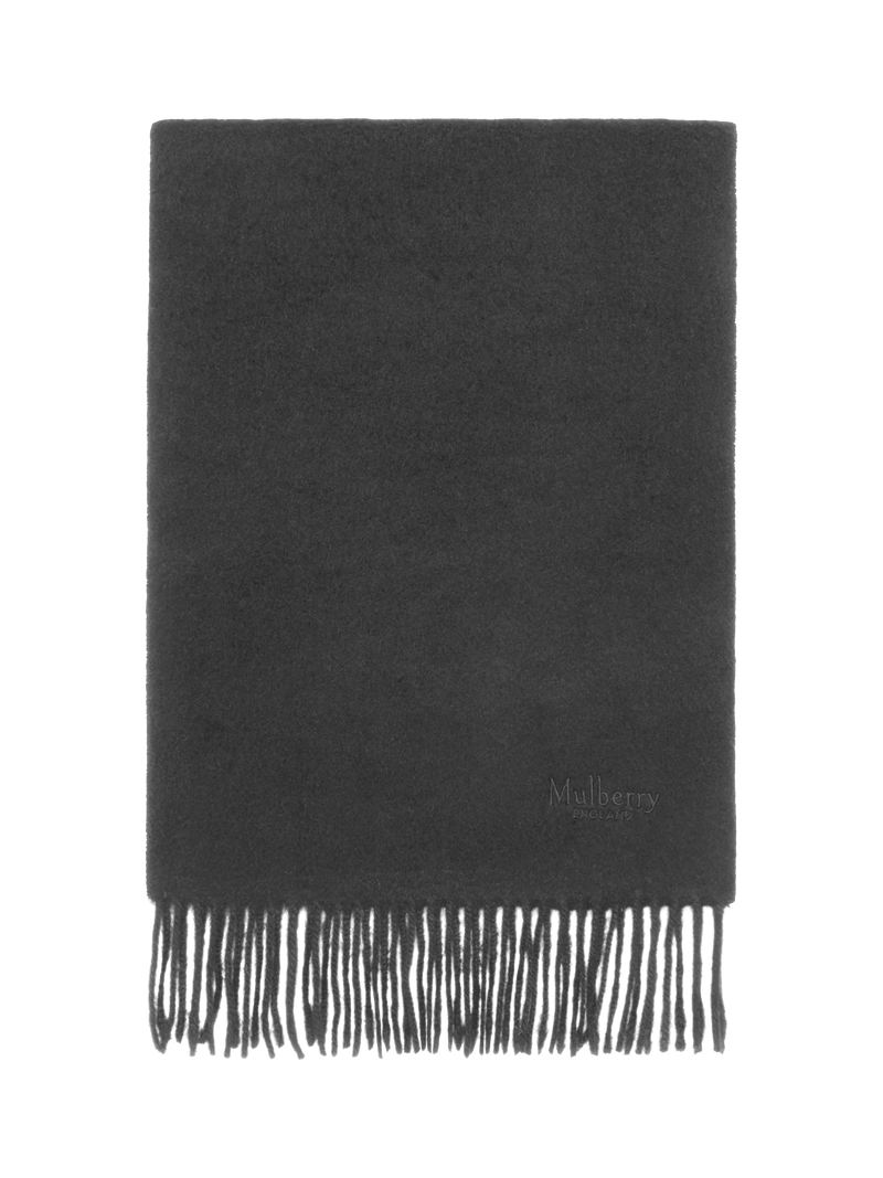 Mulberry Fringed Cashmere Scarf 200 x 30cm