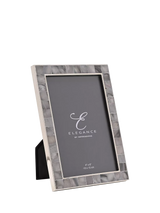 John Lewis Impressions Elegance Mother of Pearl Photo Frame, Grey, 3x3 inch- Buy online at McGrocer