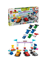 John Lewis Lego DUPLO F1 Team Race Cars & Drivers Toddler Construction Toy Set- Buy online at McGrocer