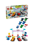 Lego DUPLO F1 Team Race Cars & Drivers toy set, UK version
