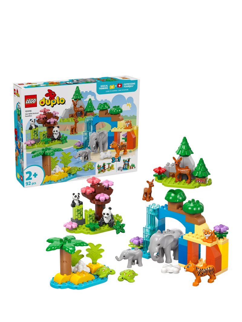 LEGO DUPLO Wild Animal Families toy set, UK version