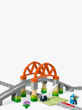 LEGO train bridge and tracks expansion toy for toddlers aged 2+, UK version