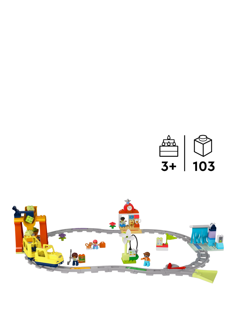 LEGO DUPLO Big Interactive Community toy train set, UK version