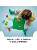 LEGO DUPLO green baseplate 25cm, imported from the UK