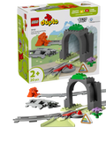 LEGO DUPLO train tunnel and tracks expansion set for toddlers, UK version