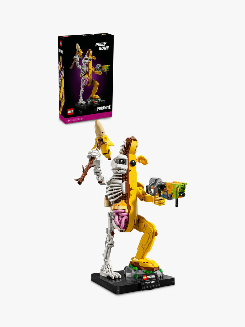 Fortnite Peely Bone Building Set for Adults with Accessories