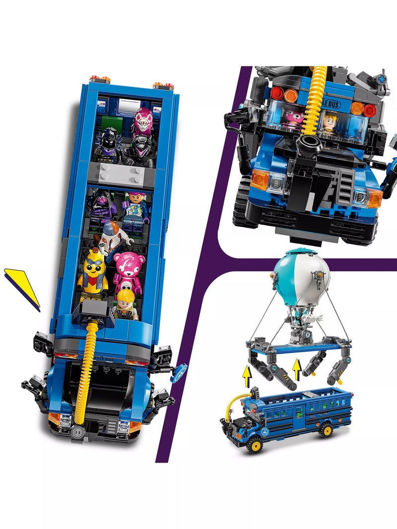 LEGO Fortnite Battle Bus building set, UK version
