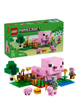 John Lewis LEGO Minecraft The Baby Pig House with Animal Toys 21268 Building Set- Buy online at McGrocer