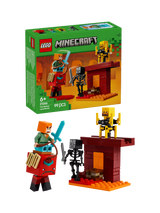 John Lewis LEGO Minecraft The Nether Lava Battle Building Set 21266- Buy online at McGrocer