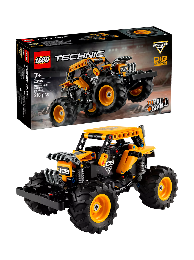 Lego Technic Monster Jam DIGatron pull-back monster truck toy, UK version