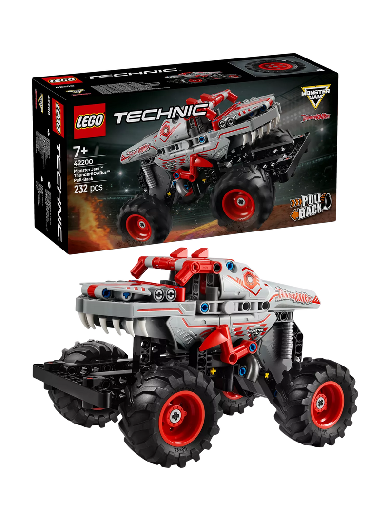 Lego Technic Monster Jam ThunderROARus pull-back truck toy, UK version