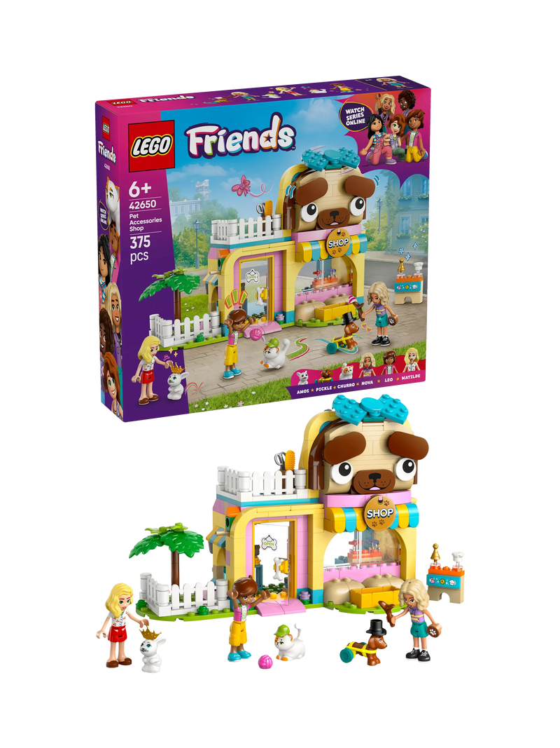 LEGO Friends Pet Accessories Shop building set, UK version