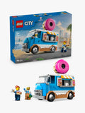 LEGO City Doughnut Truck Toy Set with 2 minifigures, UK version