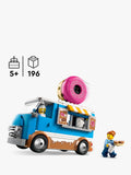LEGO City Doughnut Truck Toy Set with 2 minifigures, UK version