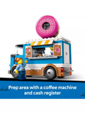 LEGO City Doughnut Truck Toy Set with 2 minifigures, UK version