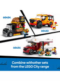 LEGO City Doughnut Truck Toy Set with 2 minifigures, UK version