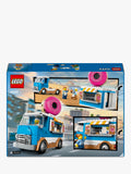 LEGO City Doughnut Truck Toy Set with 2 minifigures, UK version