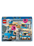 LEGO City Doughnut Truck Toy Set with 2 minifigures, UK version