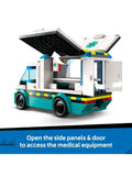 LEGO City emergency ambulance building set 184 pieces (British brand)