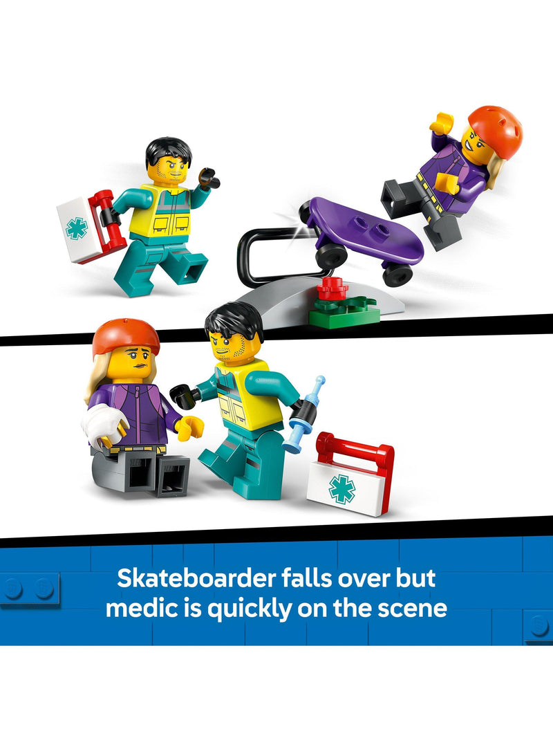 LEGO City emergency ambulance building set 184 pieces (British brand)