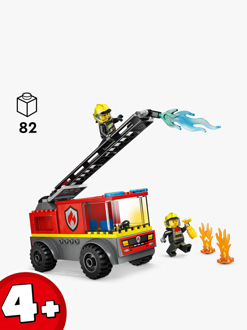 LEGO City Fire Engine with Ladder firefighter toy, UK version