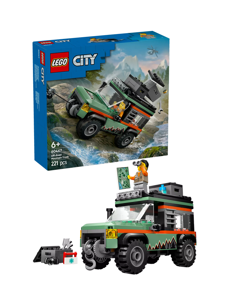 LEGO Off-Road 4x4 Mountain Truck toy vehicle set, UK version
