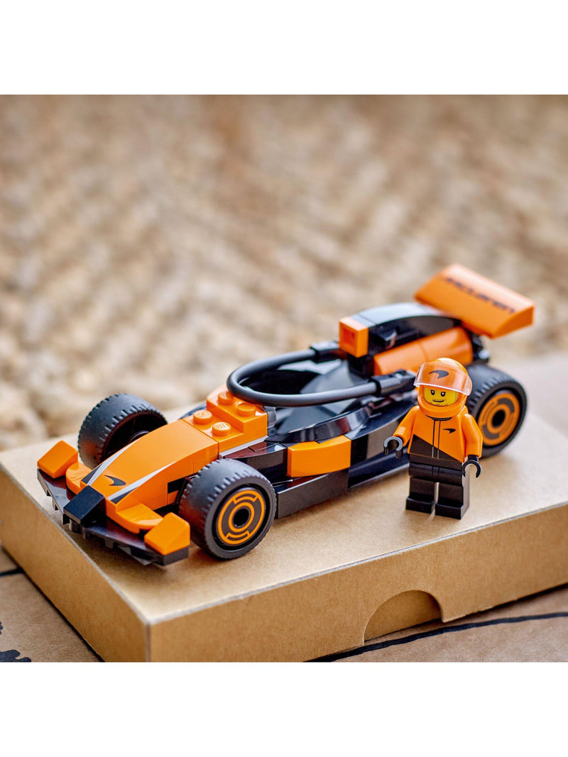 LEGO F1 Driver with McLaren Race Car toy playset, UK version