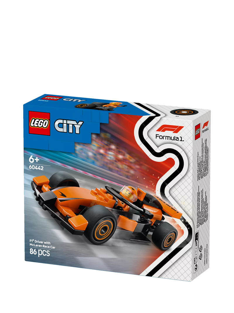 LEGO F1 Driver with McLaren Race Car toy playset, UK version