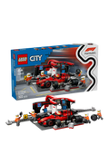 LEGO City F1 Pit Stop with Ferrari car set, imported from the UK