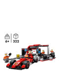 LEGO City F1 Pit Stop with Ferrari car set, imported from the UK