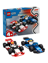 John Lewis LEGO City F1 Williams Racing & Haas F1 Race Cars Vehicle Toy Set- Buy online at McGrocer
