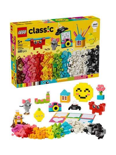 LEGO Classic Kreative Happy Box 680 Teile Bauspielzeug