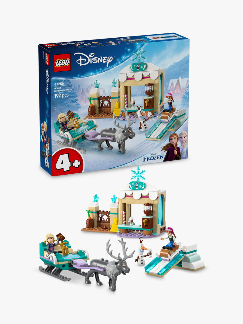 Anna's Sleigh Adventure Building Toy Set for Ages 4 and Over
