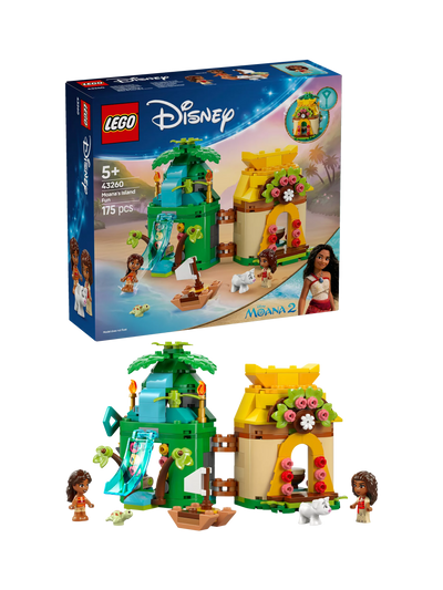 LEGO Disney Prinzessin Moanas Insel Spaß Bauspielzeug Set