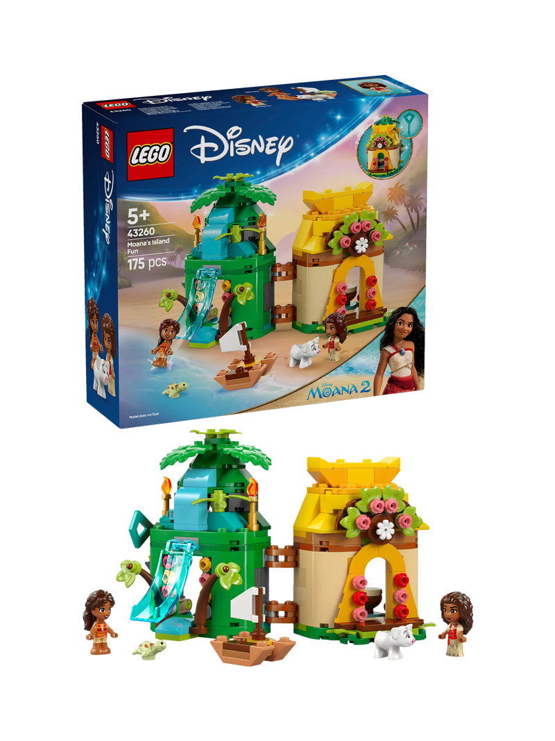 LEGO Disney Princess Moana's Island Fun building toy set, UK version