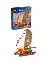 John Lewis LEGO Disney Princess Moana's Adventure Canoe Building Playset- Buy online at McGrocer