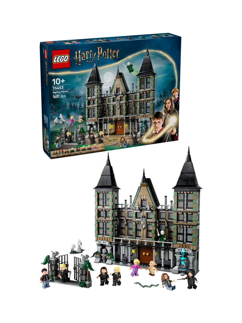 LEGO Harry Potter Malfoy Manor building toy set 76453, UK version