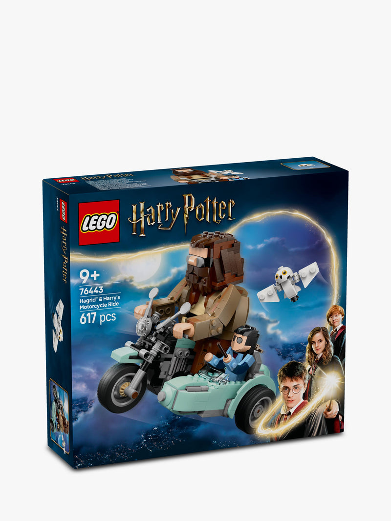 LEGO Harry Potter Hagrid & Harry's Motorcycle Ride building set, imported from the UK