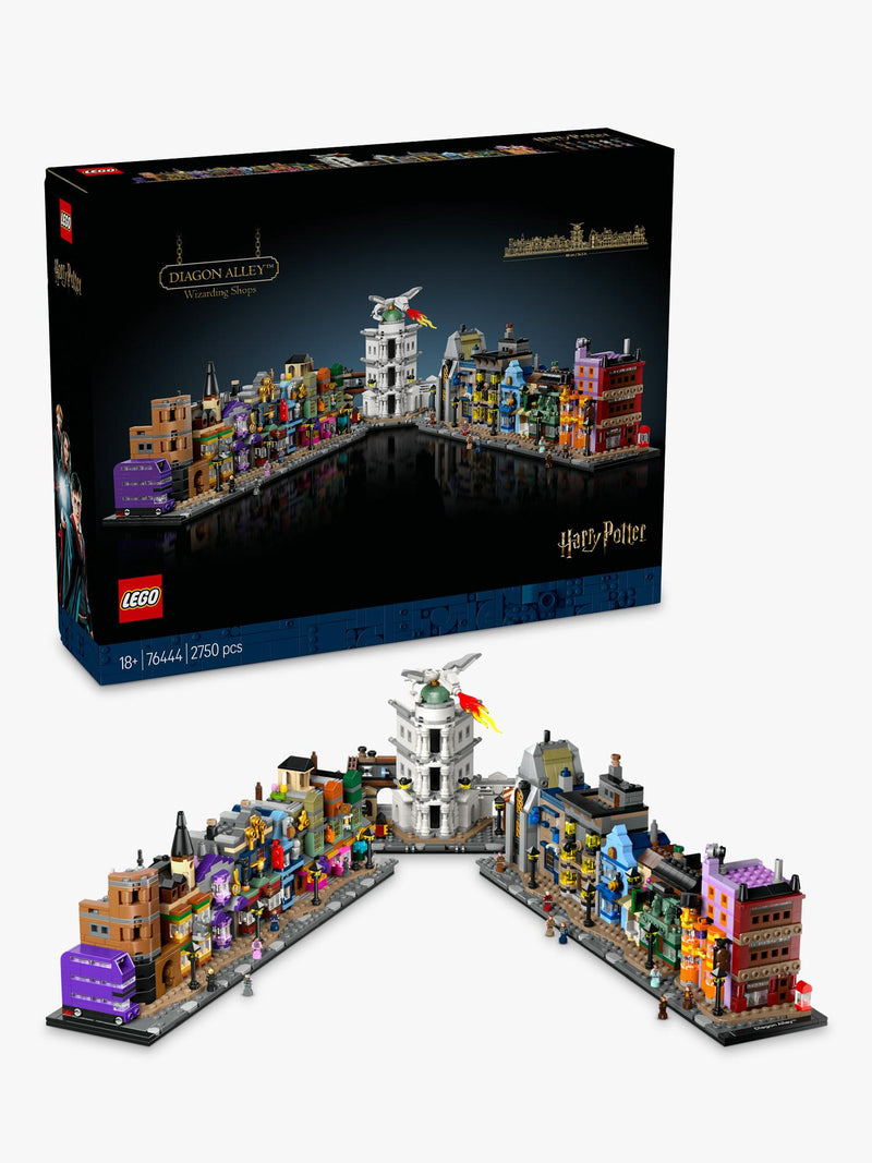 Lego Harry Potter Diagon Alley Wizarding Shops Set 76444, UK version