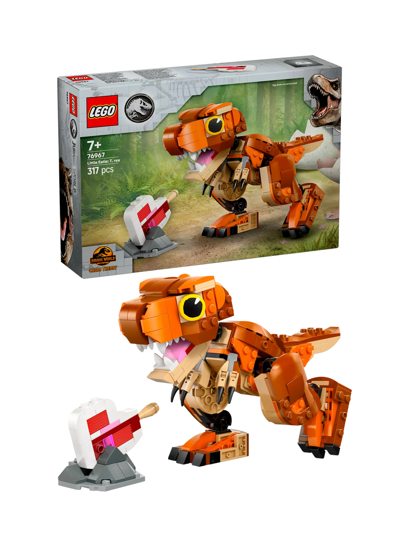 LEGO Little Eatie T. rex dinosaur toy 76967, imported from the UK