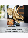 LEGO Jurassic World Triceratops skull building set 468 pieces (British brand)