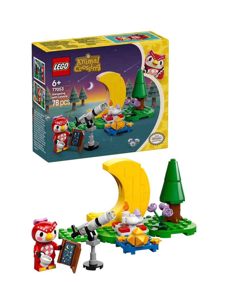 LEGO Animal Crossing Stargazing with Celeste Building Kit, UK version