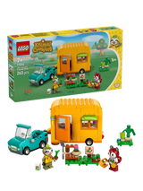 John Lewis Animal Crossing Leif's Caravan and Garden Shop Toy Building Kit with Minifigures- Buy online at McGrocer