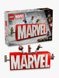 LEGO Marvel Logo & Minifigures building toy set, UK version
