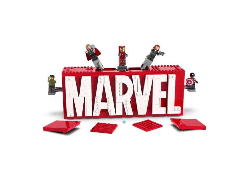 LEGO Marvel Logo & Minifigures building toy set, UK version