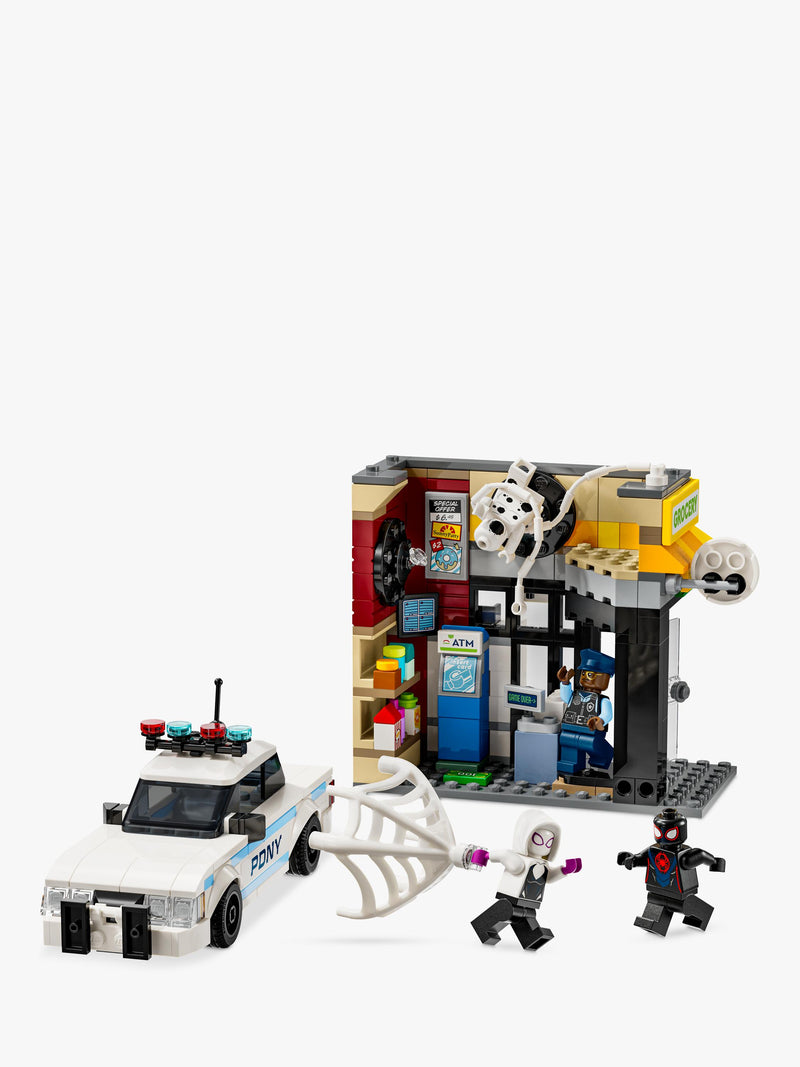 LEGO Marvel Spider-Verse Miles Morales vs The Spot building toy set, UK version