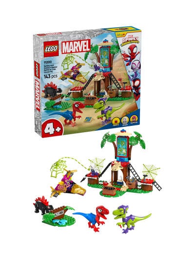 LEGO Marvel Spidey und Gobbys Raptor-Schlacht am Baumhaus-Hauptquartier Bauspielset