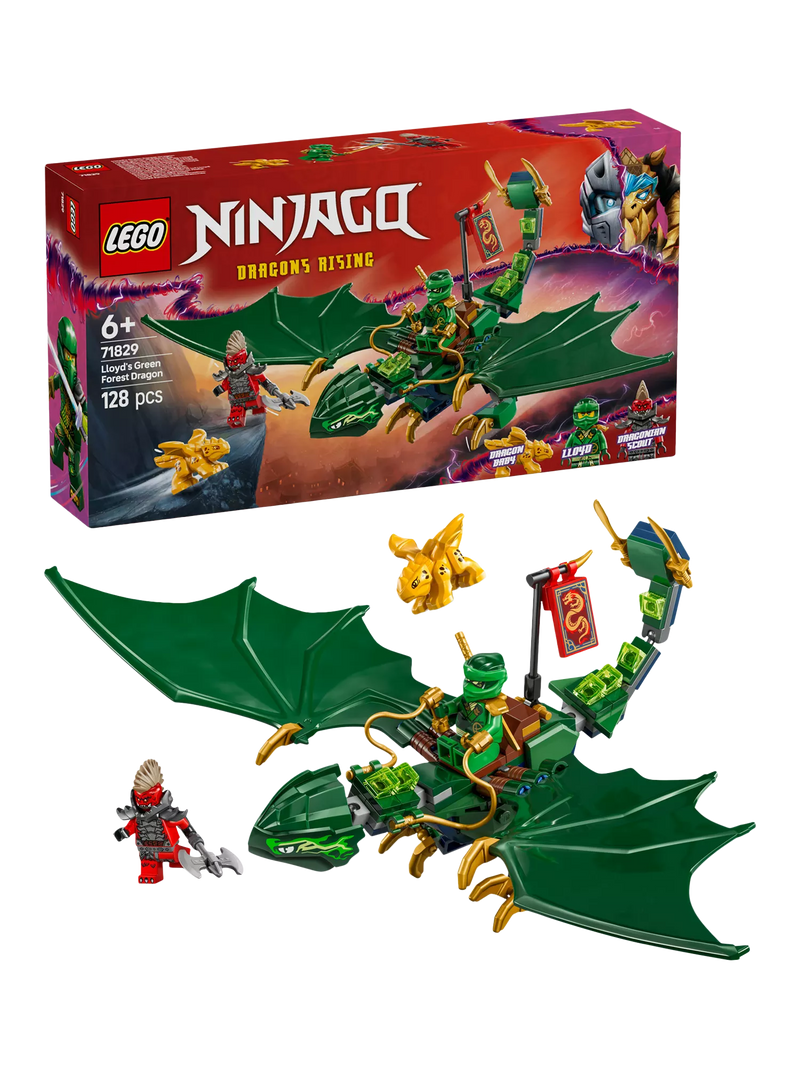 LEGO Ninjago Green Forest Dragon 128-piece set, UK version